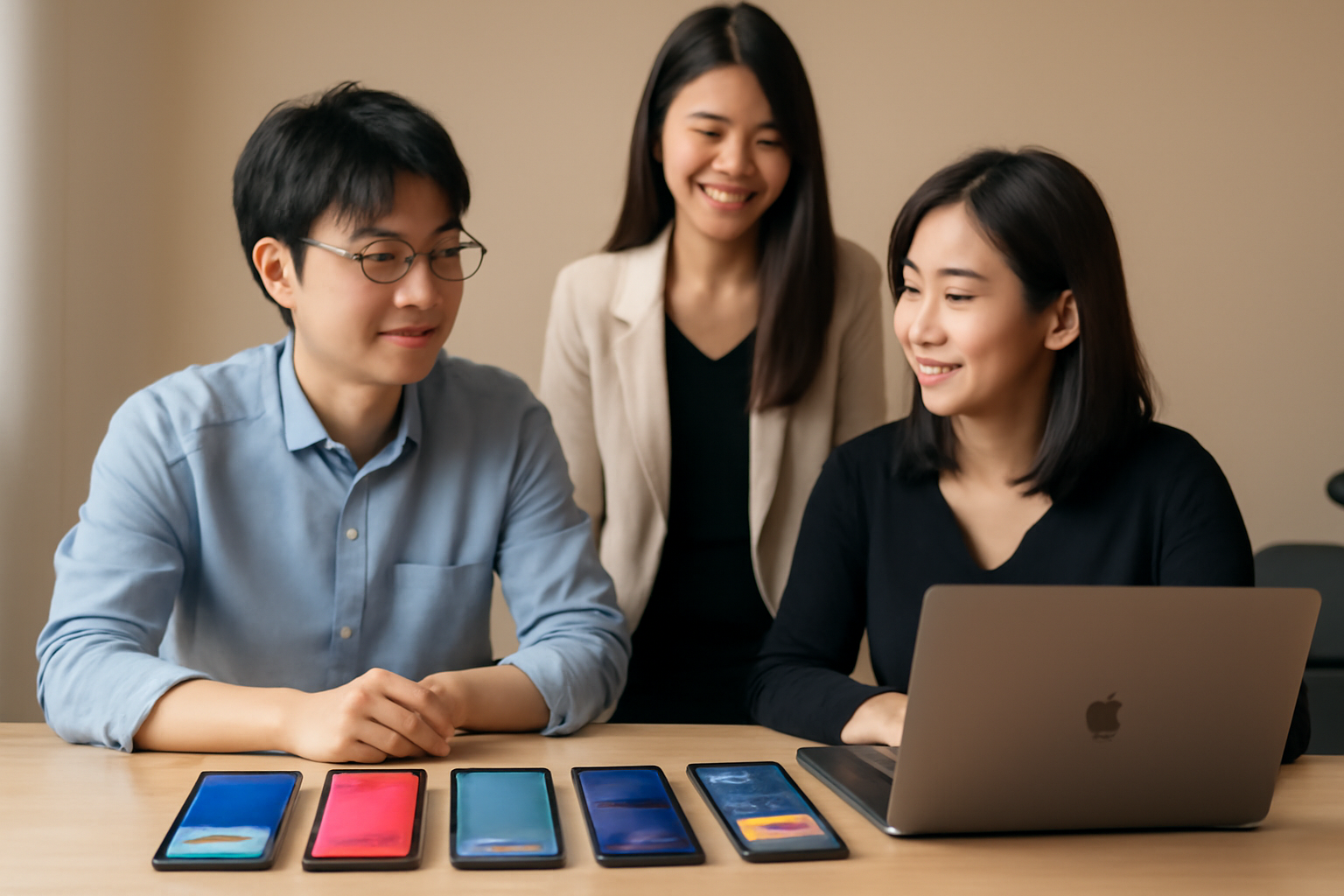 Catch The Moment 團隊合作場景